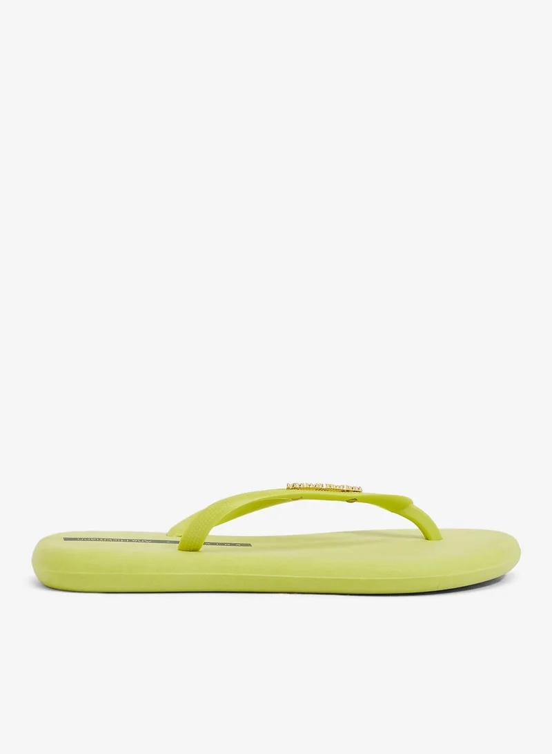 Boat Women'S Flip Flops With Matching Brand Design Strap - Yellow