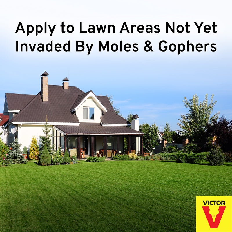Victor Mole and Gopher Repellent - Repels Mole, Gopher, Vole, and Other Burrowing Animals - Repel Rodents Outdoors - M7002-2 - 10 lb Bag - Image 3