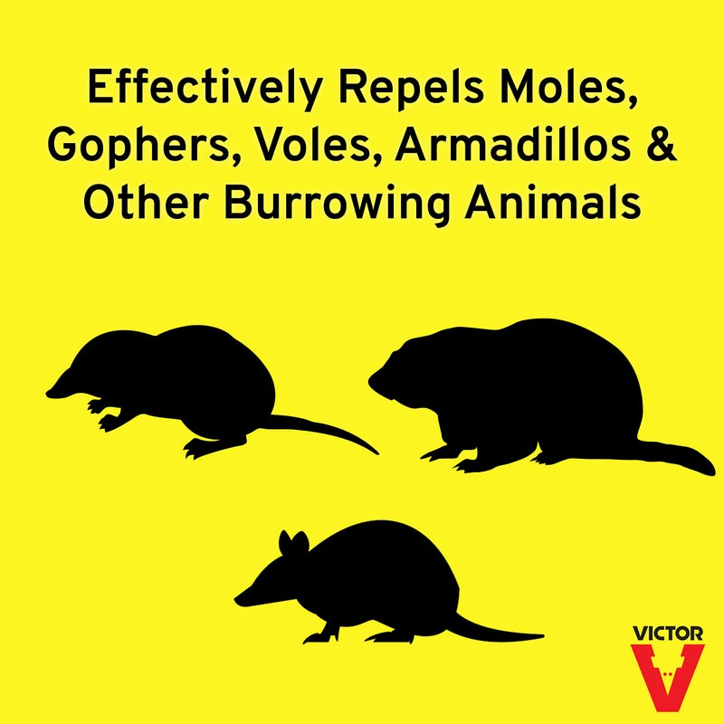 Victor Mole and Gopher Repellent - Repels Mole, Gopher, Vole, and Other Burrowing Animals - Repel Rodents Outdoors - M7002-2 - 10 lb Bag - Image 2