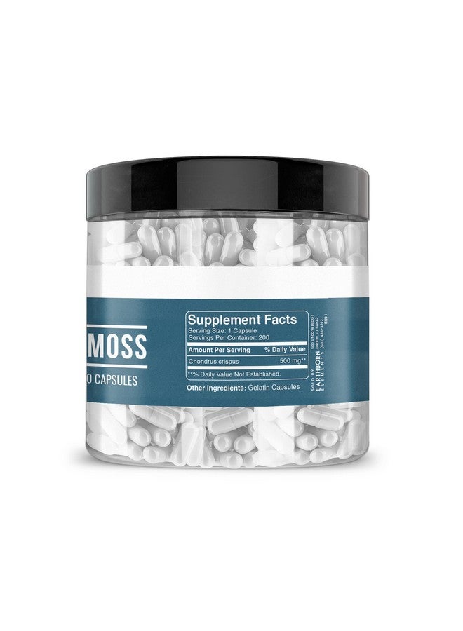 earthborn elements طحالب البحر الأيرلندية 200 كبسولة نقية وغير مخففة بدون إضافات - Image 3