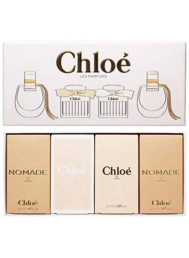 Chloe For Women Mini Set 4 X 5Ml (Nomade Edt + Chloe Rose Tangerine Edt + Chloe Edp + Nomade Edp) - Image 2