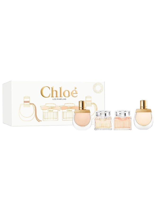 Chloe For Women Mini Set 4 X 5Ml (Nomade Edt + Chloe Rose Tangerine Edt + Chloe Edp + Nomade Edp) - Image 1