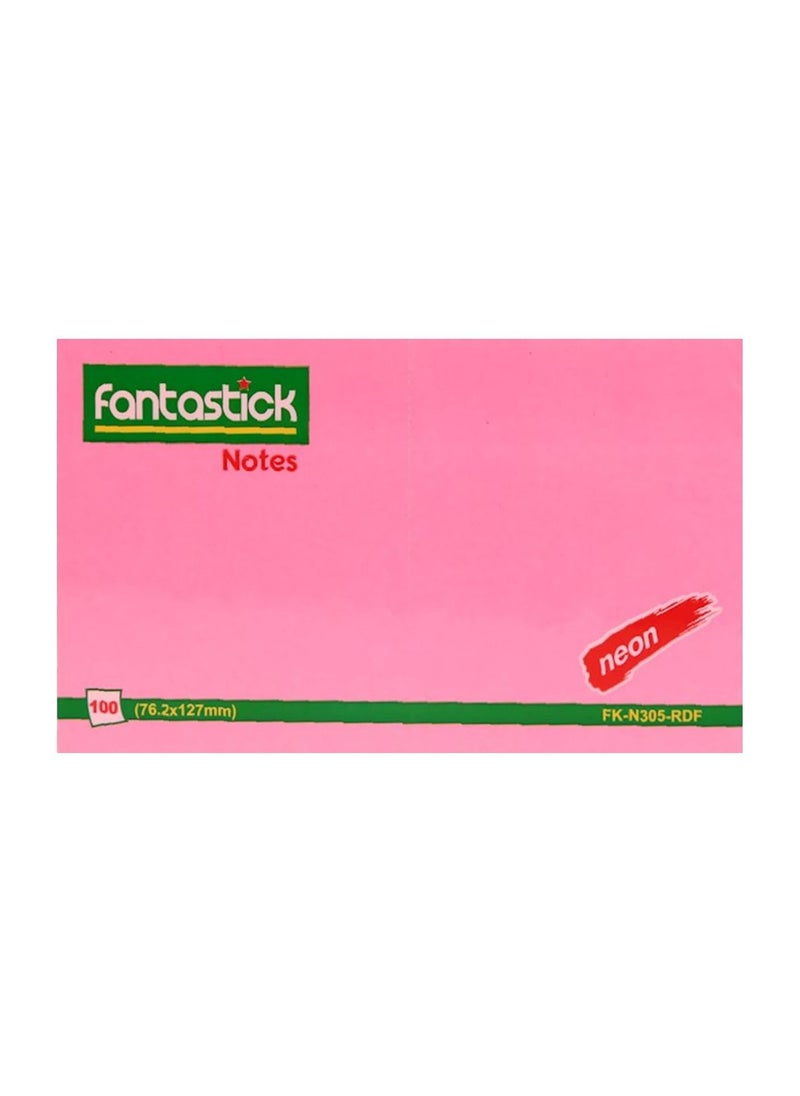 Fantastick 5-Piece Sticky Notes 3x5 Inch Assorted Colours  - Image 2