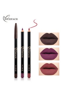 Semme Lip Liner 12Pcs/Set Waterproof Longlasting Lip Liner Pencil Lipliner Pen Makeup Cosmetic  - Image 4