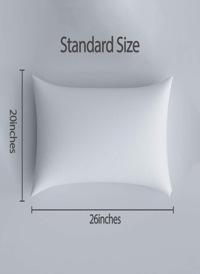 HAPPYMOON Microfiber Pillowcases Standard with Zipper Set of 2 - Breathable Zippered Pillow Covers for Hair and Skin, Soft Brushed Pillow Cases 2 Pack, 20 x 26 Inches, Brown - Image 5