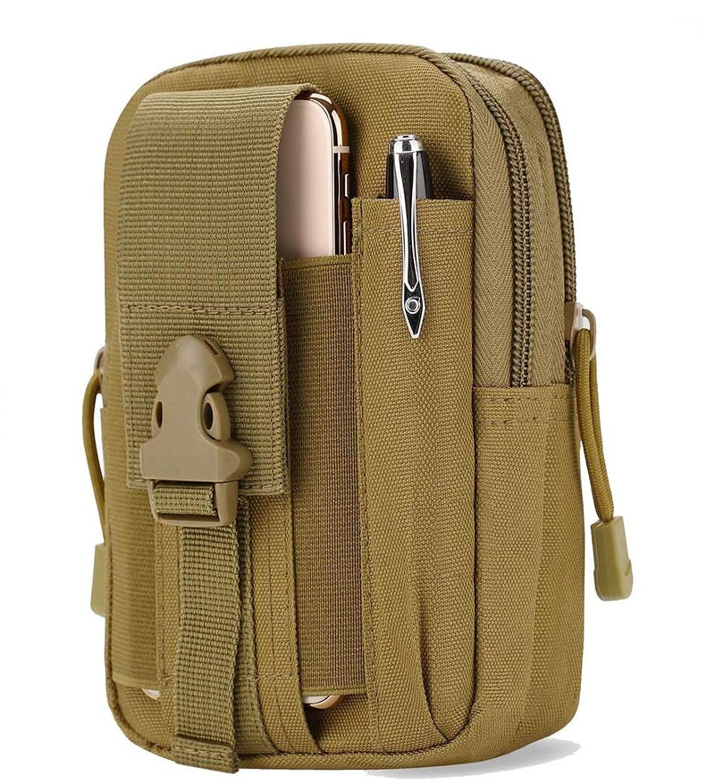 SUKHAD Waist Cell Phone Holster Belt Bag Universal Outdoor Phone Pouch Case Gadget Pocket for iPhone X 8 7 6 6s Plus Samsung Galaxy S8 S7 S6 S5 S4 S3 Note 8 5 4 3 2 LG HTC Etc - Image 1