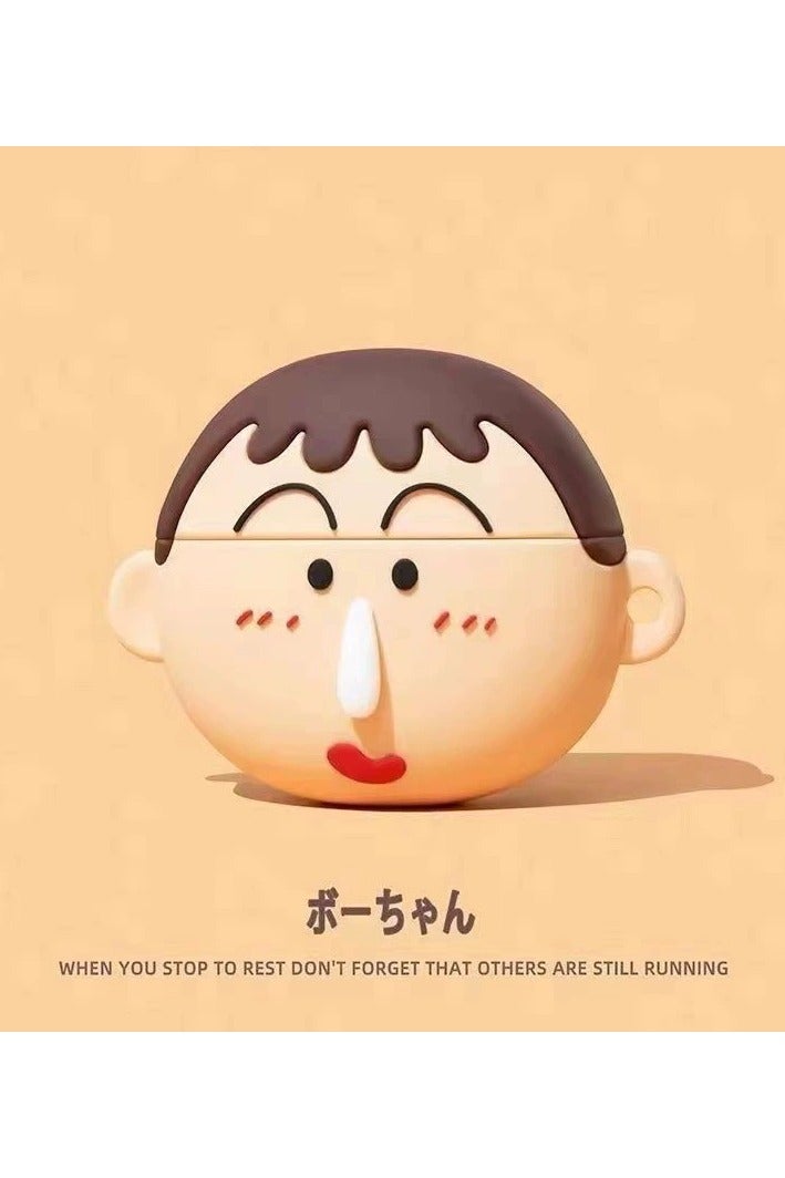 general AirPods 3rd generation silicone wireless Bluetooth protective case, cartoon design, Apple wireless Bluetooth headphones protective case, made of silicone material, with a creative and soft exterior.