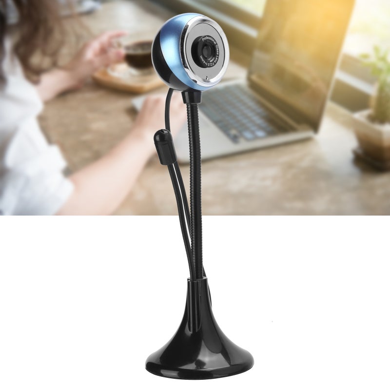 Mini Webcam 360° Rotatable Optical Lens - Plug And Play HD Webcam With Built-In Digital Microphone For PC Laptop Desktop Mainstream OS Devices - Image 2