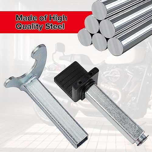 Donext Spool Lift Stand Attachments for Rear Sportbike Motorcycle Stands (Attachment ONLY), U and L-Shaped Adapter 2 Pairs - Image 3