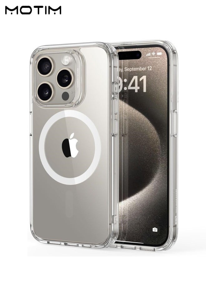 iPhone 16 Pro/16 Pro Max Magnetic Phone Case, Full Camera Lens Protector, Yellowing Resistant, Scratch-Resistant & Fingerprint Back,