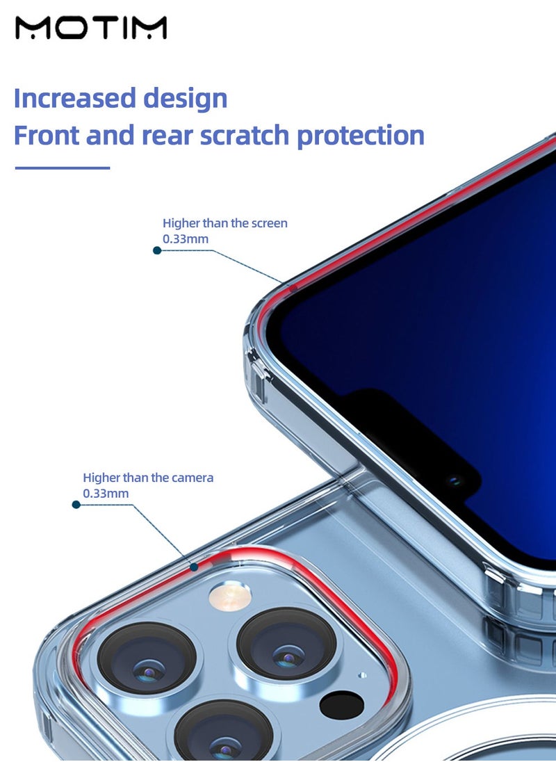 iPhone 16 Pro/16 Pro Max Magnetic Phone Case, Full Camera Lens Protector, Yellowing Resistant, Scratch-Resistant & Fingerprint Back,