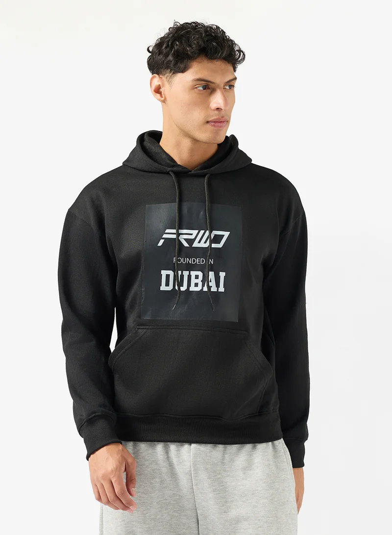 فورورد Oversized Graphic Hoodie