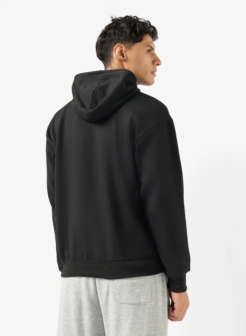 فورورد Oversized Graphic Hoodie