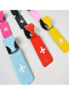 Generic 6 Pieces Luggage Tags, Travel Suitcases Baggage Identifier Tag with Information Card Paper  - Image 5