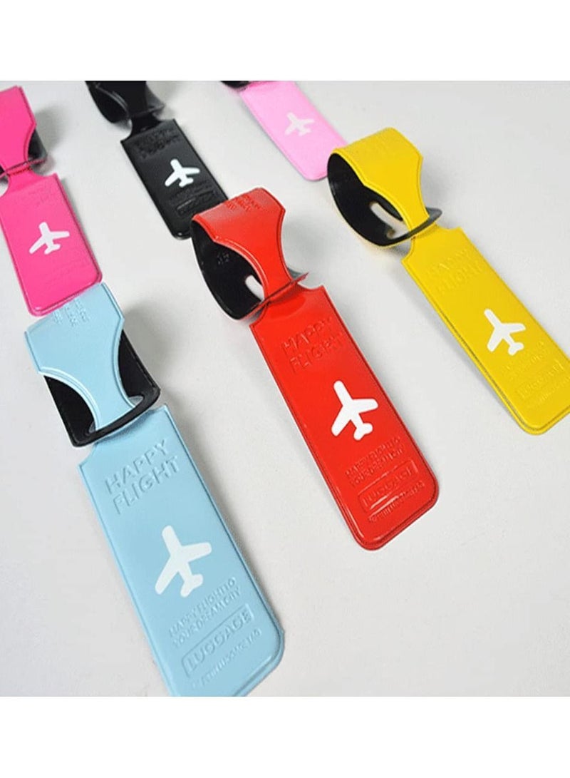 6 Pieces Luggage Tags, Travel Suitcases Baggage Identifier Tag with Information Card Paper  - Image 5
