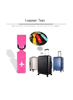 Generic 6 Pieces Luggage Tags, Travel Suitcases Baggage Identifier Tag with Information Card Paper  - Image 2