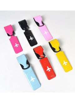 Generic 6 Pieces Luggage Tags, Travel Suitcases Baggage Identifier Tag with Information Card Paper  - Image 1