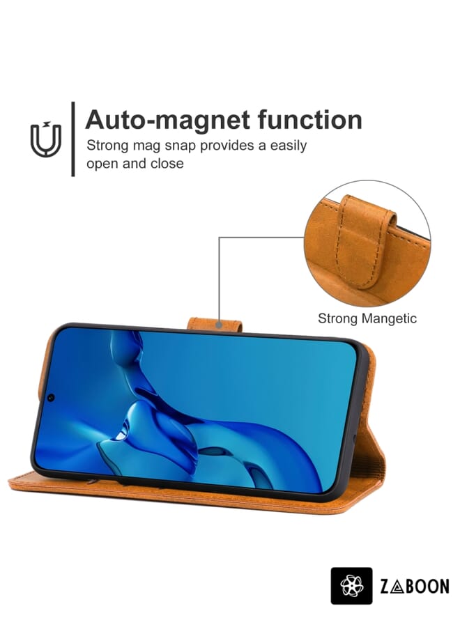 Zaboon Leather  Protective Case Cover For Huawei P50E - Image 4