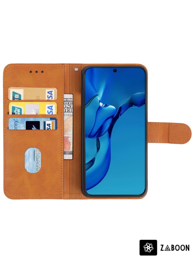 Zaboon Leather  Protective Case Cover For Huawei P50E - Image 3