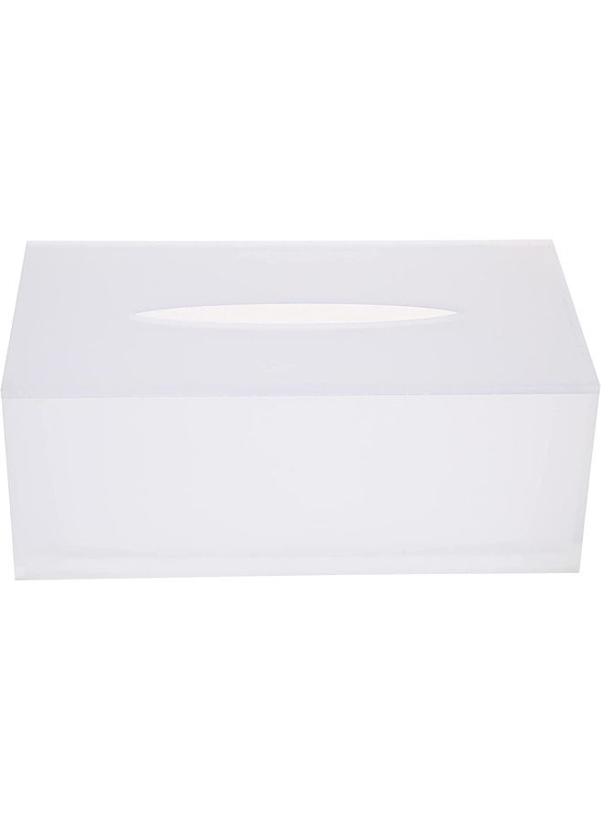LAMSIT IBDAA Acrylic Tissue Box Holder Case Storage Case Mirror Box Napkin Holder Organizer Rectangle 25x13x9 cm - Image 3