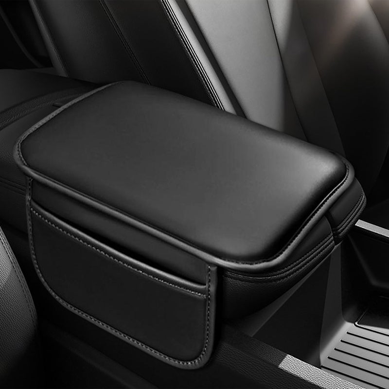 SCUARI Center Console CoverArm Rest Cover for CarCar Accessories Car Center Console CoverCenter Console Cover with Storage BagCar Interior Accessories for Most Vehicles SUV Black - Image 2