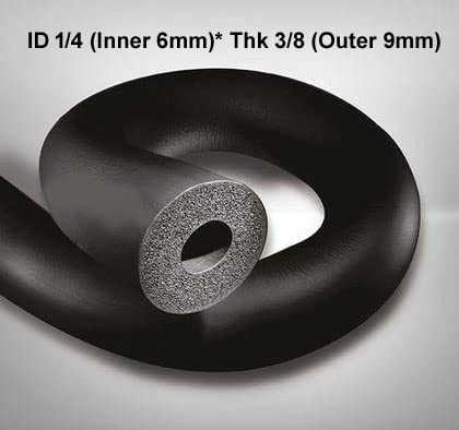 Onilu Onilu Air Conditioner Insulated Tube 14 ID X 38 THK for Air Conditioner Piping Heat and Cold Insulation Air Conditioners Polyethylene Foam Hose Pipe Class 1 Black  - Image 5
