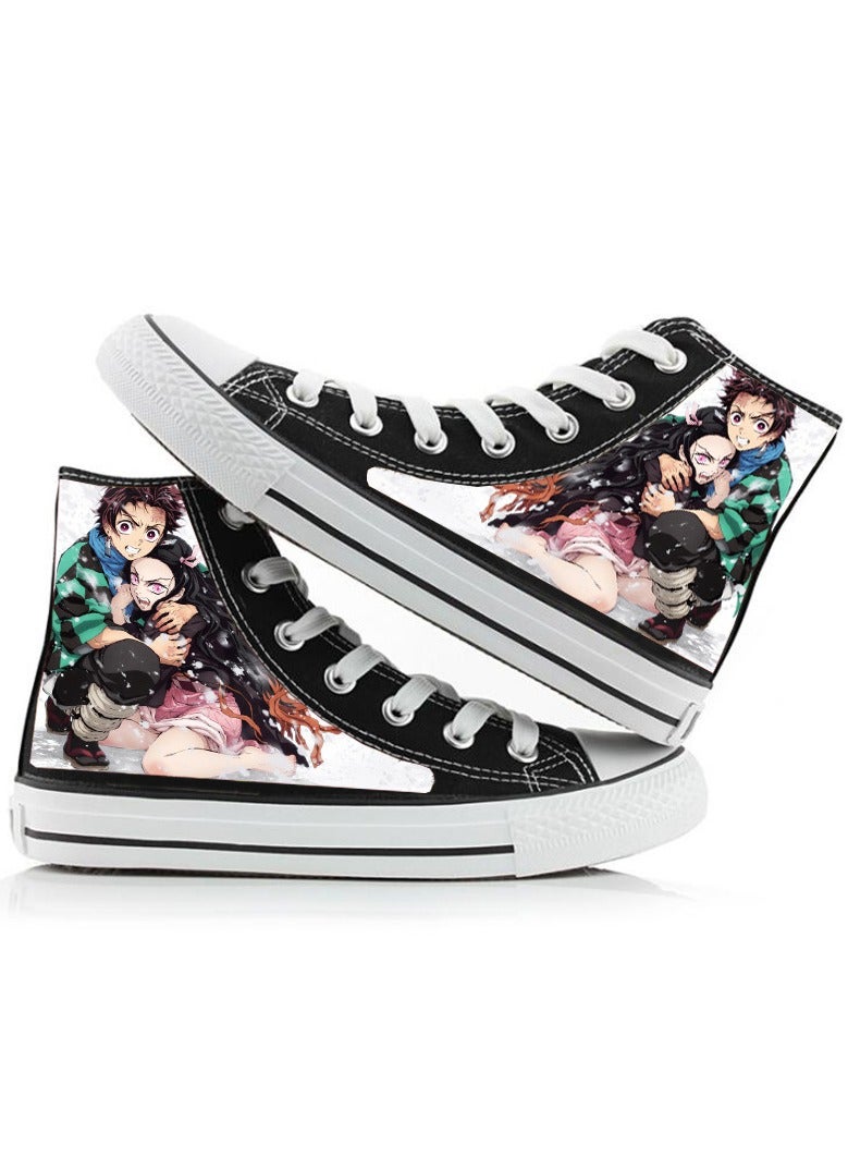 Unisex Top Canvas Shoes – Stylish Couple Sneakers for Casual & Cosplay - Image 1