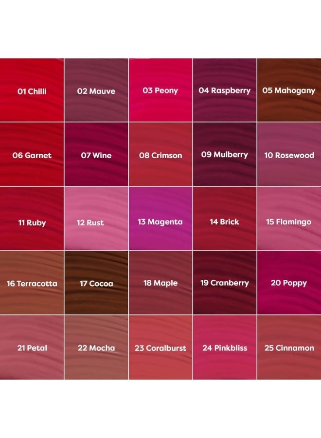 SUGAR POP Matte Lipstick | Smudge-Proof | Vitamin E | Long Lasting 8 Hrs | Lip Colour For Women | 1.6 ml - 07 Wine - Image 3