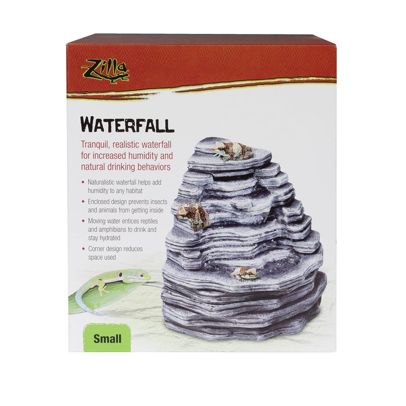 Zilla Pet Reptile Terrarium Waterfall Décor, Small - Image 3