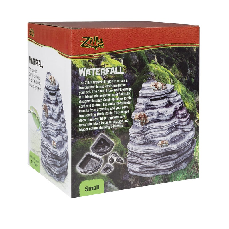 Zilla Pet Reptile Terrarium Waterfall Décor, Small - Image 4