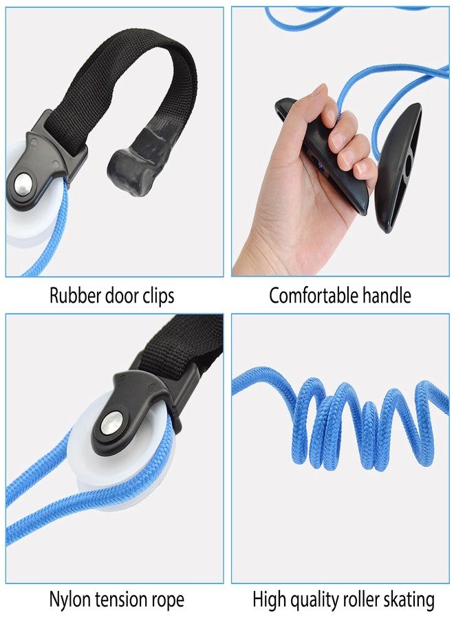 Zlongron pulleys for shoulder rehab over door,Helps promote recovery from surgery and shoulder pain relief，shoulder pulley for physical therapy，therapist choice shoulder pulley over the door (blue) - Image 4