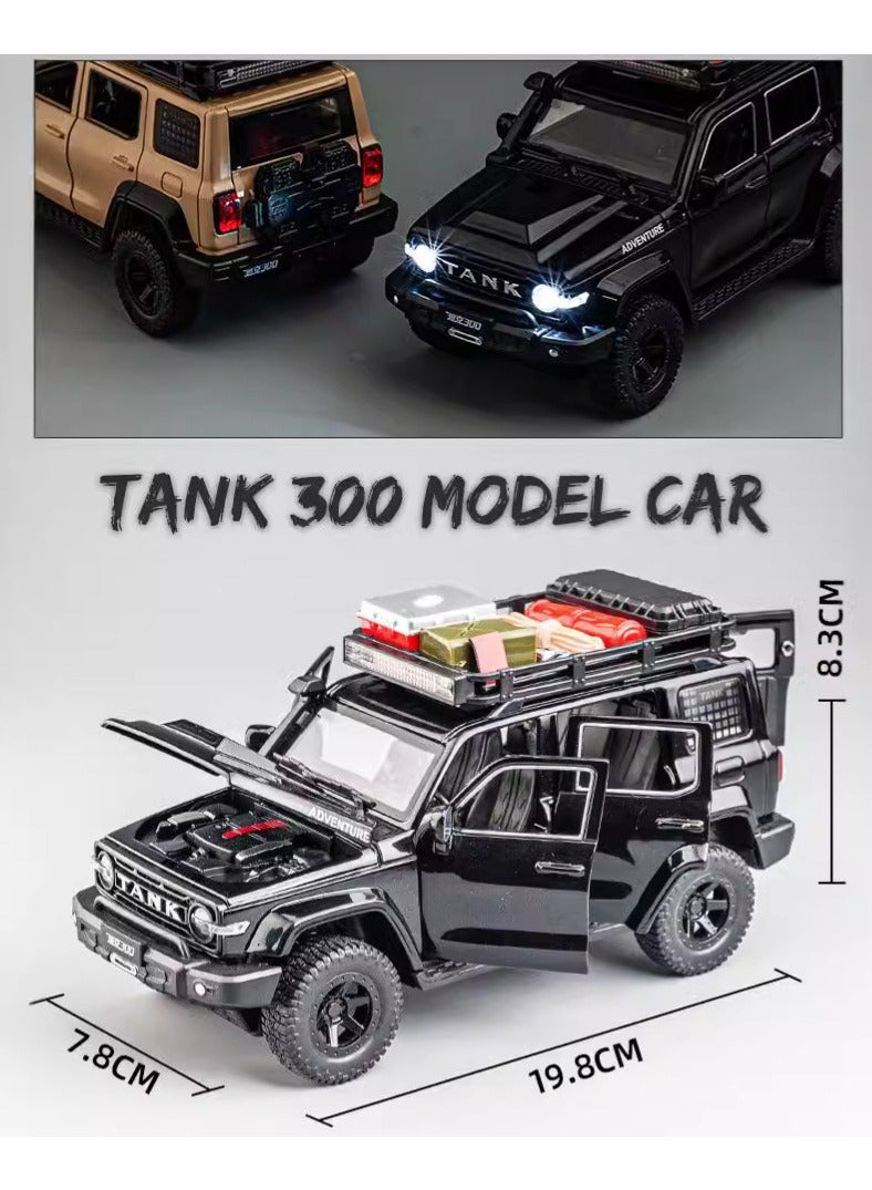 Tank 300 Car Model - Alloy Simulation Off-Road Vehicle, Children’s Toy Truck, Boy’s Collectible Decor, Exquisite Craftsmanship - Image 3