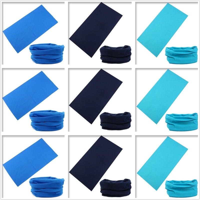 KINGREE 9PCS Outdoor Headscarves - Multi-functional Headband Headwear for Men and Women - Image 2