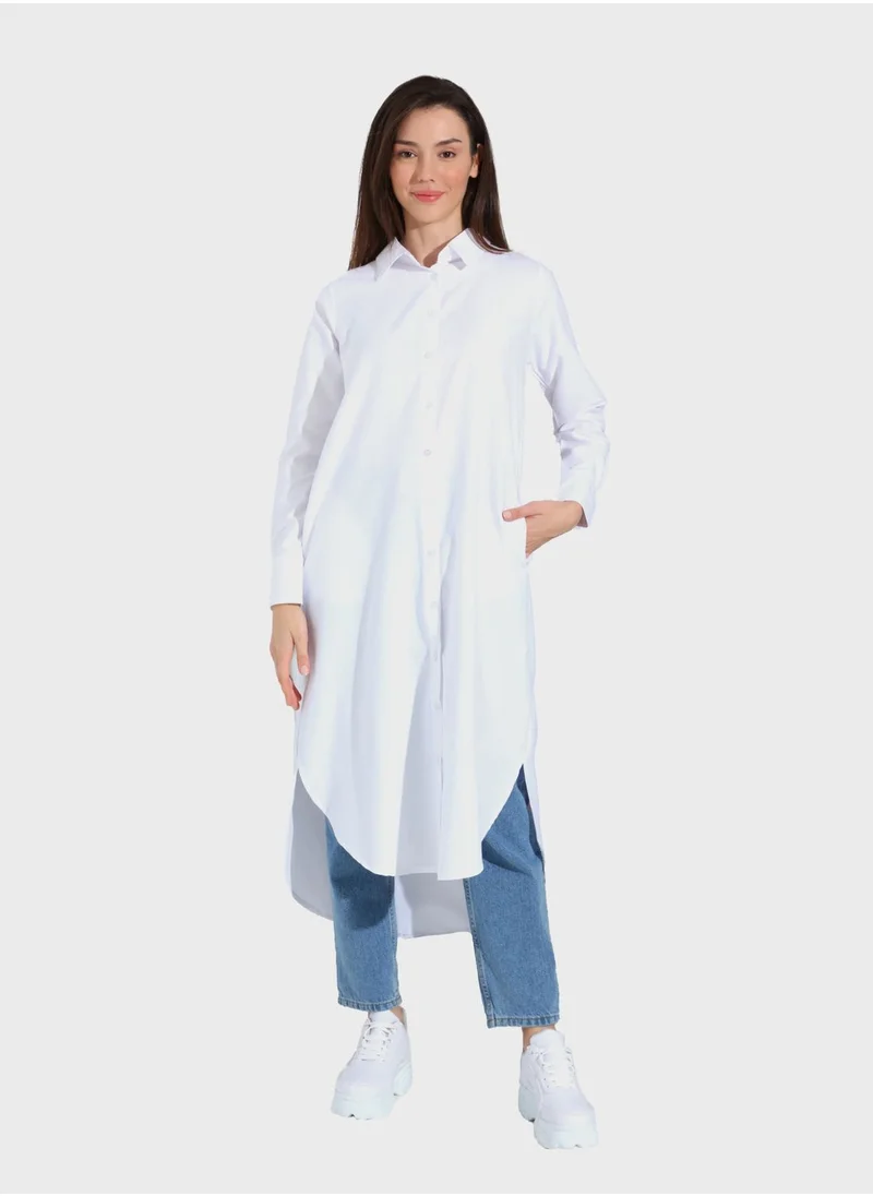 Refka by modanisa Button Down Shirt