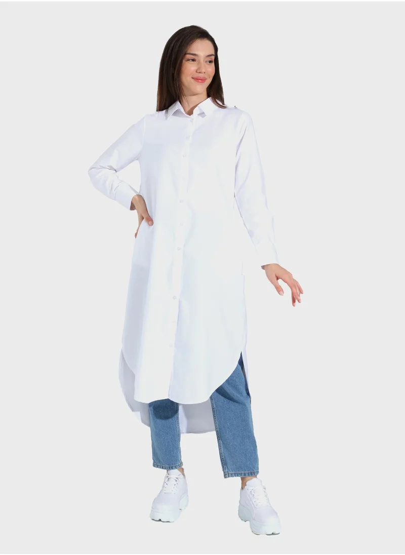Refka by modanisa Button Down Shirt