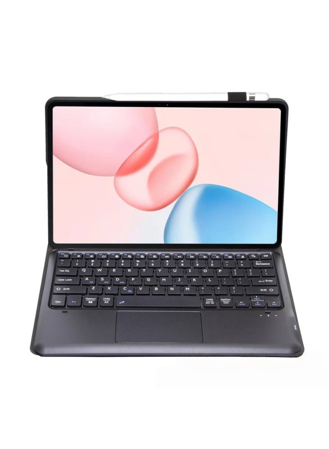 Arabic English Touch Keyboard Case + Mouse, Magnetic Leather Cover for Honor MagicPad 3 13.3 2025 - Image 2