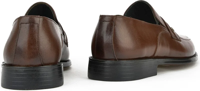 Ziya , Men's Genuine Leather Classic Shoes 13348Z087 Brown