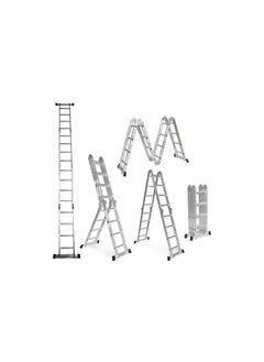 TOTAL Total Multi Purpose Aluminum Ladder 4 X 4 STEPS THLAD04441  - Image 1