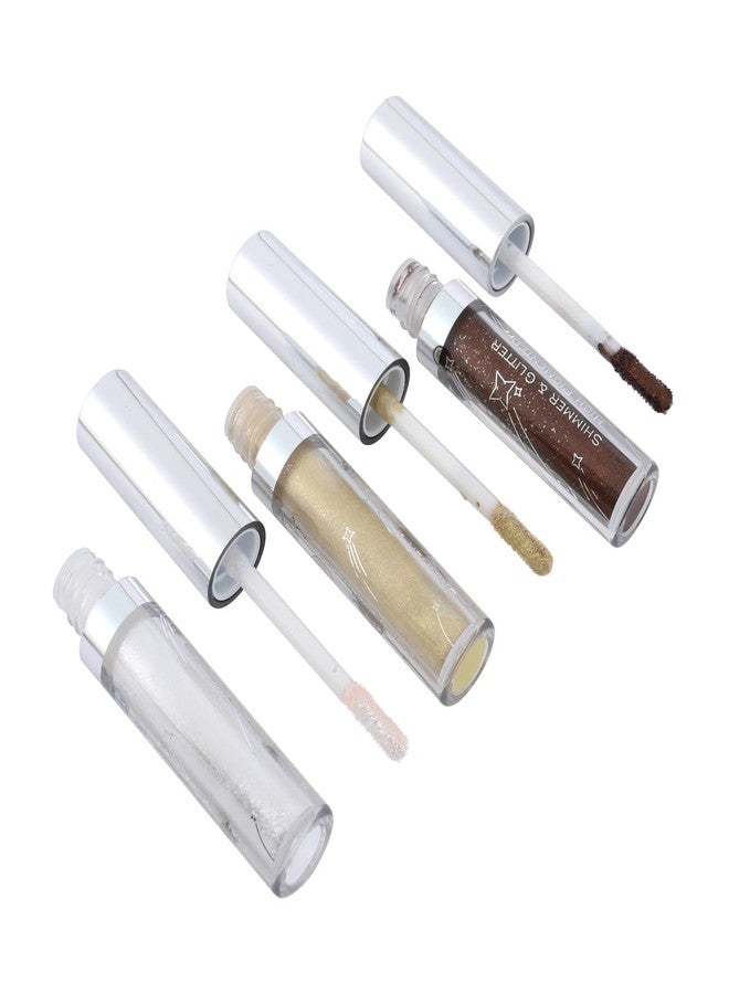 Coalitione Liquid Eyeshadow 12 Colors Long Lasting Waterproof Shining Shimmer Glitter Eyeline liquid Matte Eyeshadow,Girls Silver Liquid Eyeshadow for Party Festival Makeup Beauty - Image 4