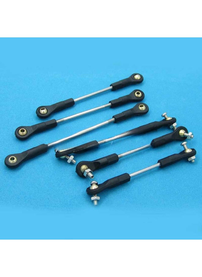 null - Model M3 Ball Head Clamp Head Swing Arm Connector Rod Combination Adjustable Steering Rod Ball Clamp Diy-Color:304 Stainless Steel Tie Rod M3 +2 M3 Ball Joints-Proportion:Tie Rod Dimension Φ2.5 X M3 XL75MM - Image 1