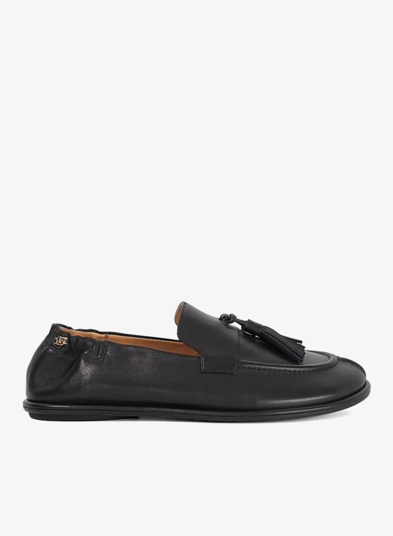 Grounding Suede Round Toe Tassel Loafers