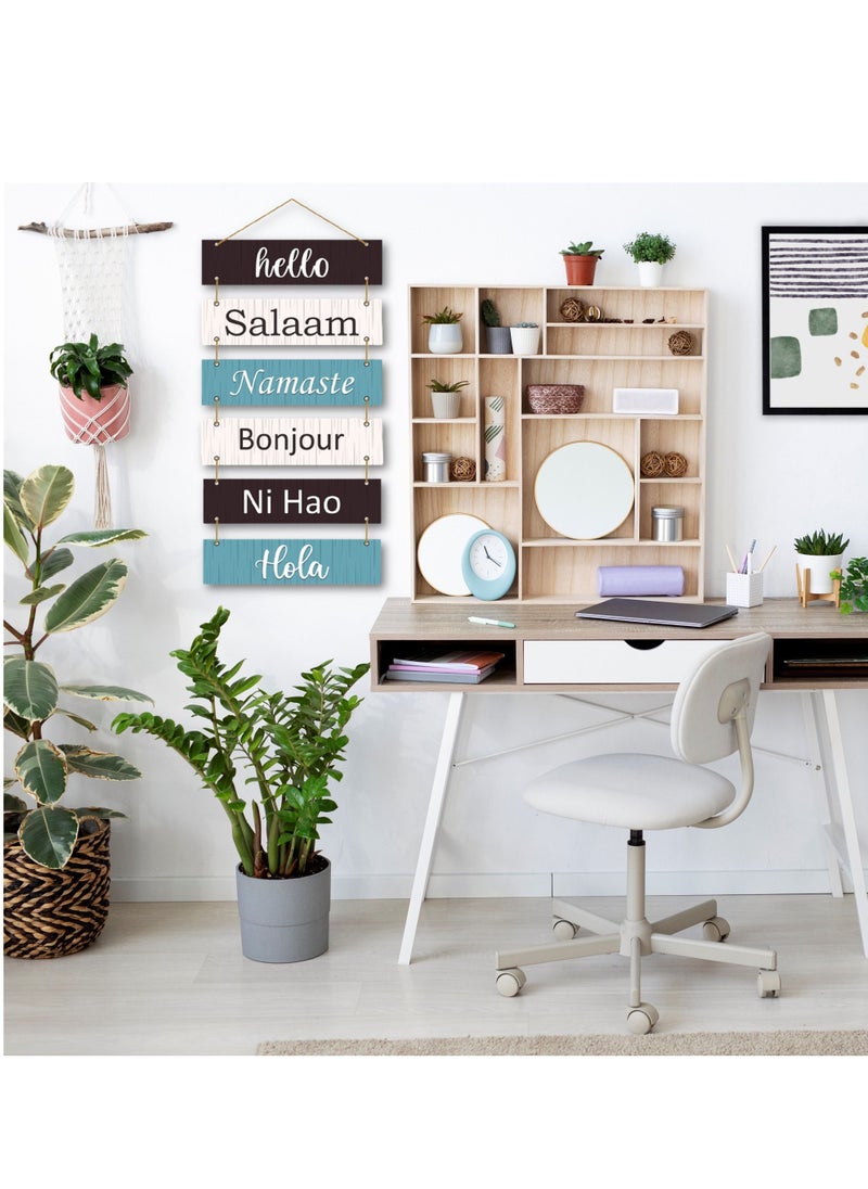 The Earthy House - The Earthy House Room Decor Wall Hanging | Living Room | Bedroom| Home Decor | Inspirational Quotes | Funny Quotes - Hola - Image 1