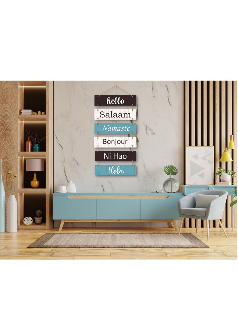 The Earthy House - The Earthy House Room Decor Wall Hanging | Living Room | Bedroom| Home Decor | Inspirational Quotes | Funny Quotes - Hola - Image 1