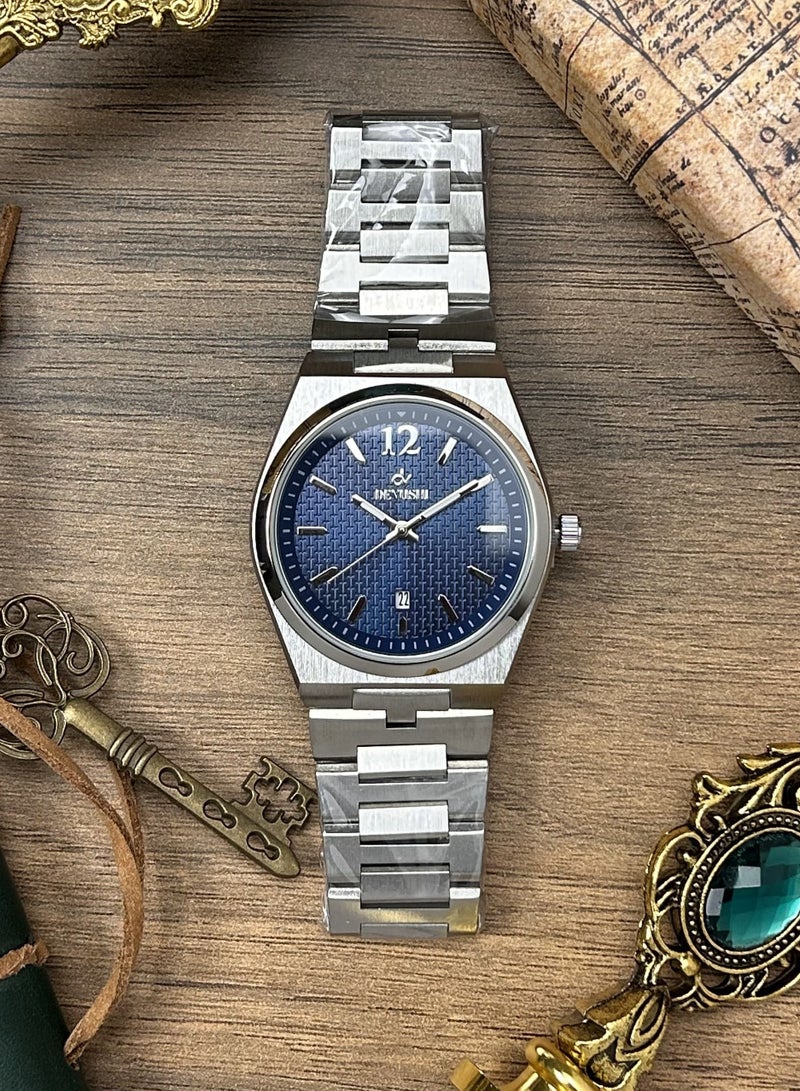 ديفوشي ساعة يد رجالية بتاريخ استيل ضد الماء من ماركة ديفوشي - Image 3