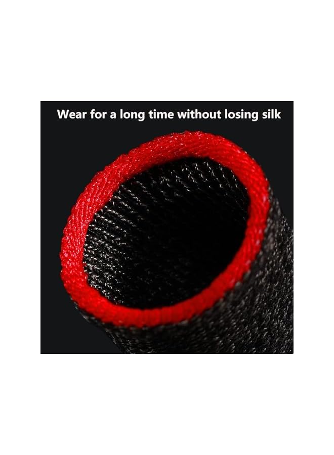 Green Tiger Mobile Game Controller Finger Sleeve Sets, 5 Pairs Anti-Sweat Breathable Full Touch Screen Sensitive Shoot Aim Joysticks Finger for PUBG/for Knives Out/for Rules of Survival, Type B - Image 3