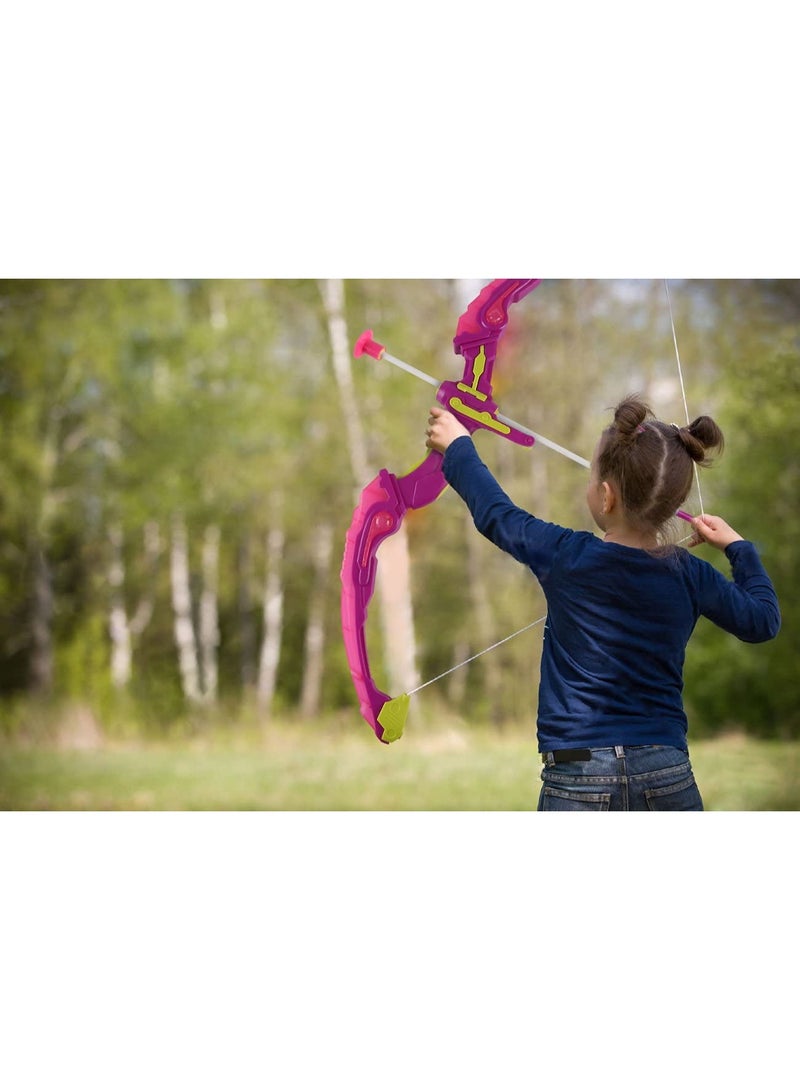 Bow and Arrow for Kids with LED Flash Lights, Light Up Archery Set with 3 Suction Cups Arrows - Image 2