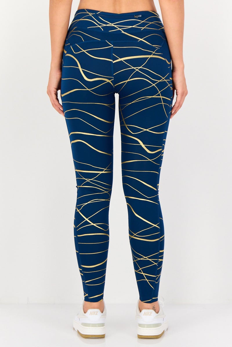 Nike Women Tight Fit Training Leggings, Multicolor - Image 4