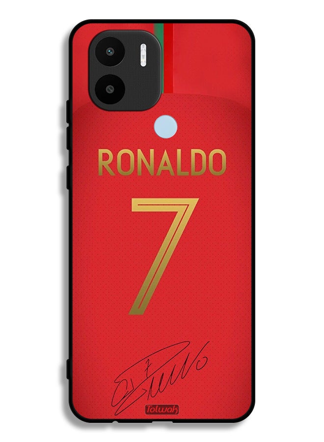Tolwak Xiaomi Redmi A1 Plus Protective Case Cover Ronaldo 7 - Image 2