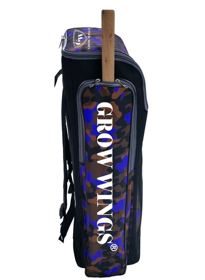 Grow wings Blue New Crciket Kit Bag with Smooth Fabric Attractive Design Kit for Criacketer - Image 5