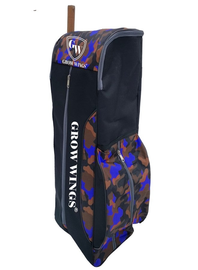 Grow wings Blue New Crciket Kit Bag with Smooth Fabric Attractive Design Kit for Criacketer - Image 1
